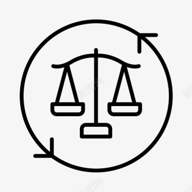 法律法院司法图标图标
