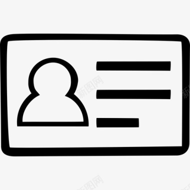 身份证地址卡俱乐部图标图标