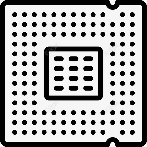 处理器组件计算机图标svg_新图网 https://ixintu.com pc pc组件概述 处理器 硬件 组件 计算机