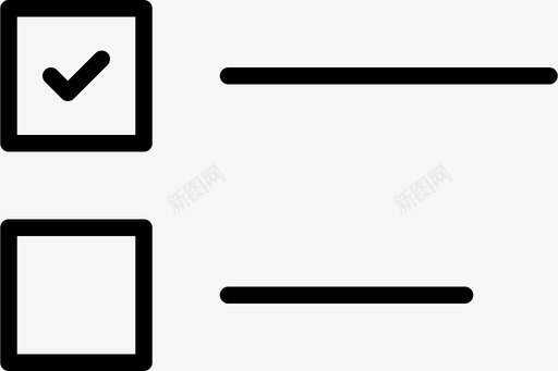 复选框布尔值窗体图标svg_新图网 https://ixintu.com internet ux 复选框 布尔值 用户界面精简 窗体 选择