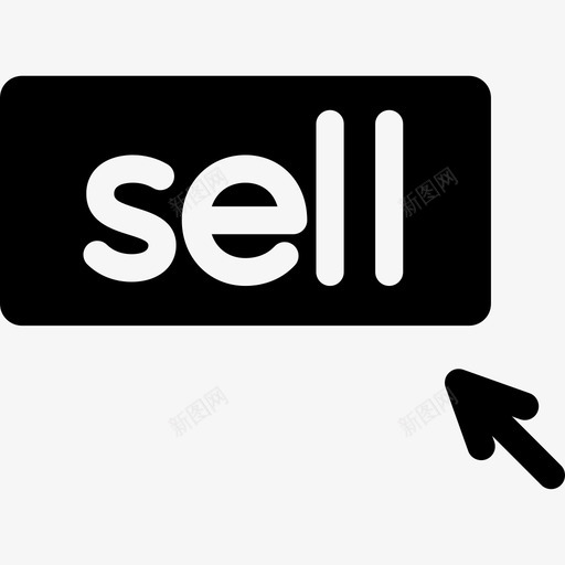 销售按钮商业电子商务图标svg_新图网 https://ixintu.com 商业 电子商务 销售按钮