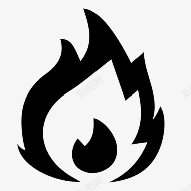 火烧燃图标图标