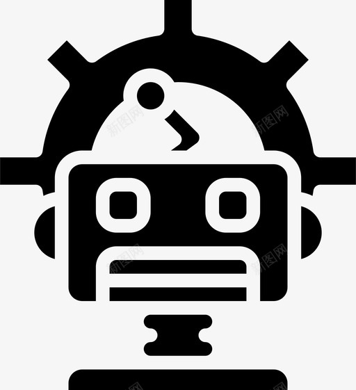 机器人选项人工智能图标svg_新图网 https://ixintu.com 人工 人工智能实体 智能 机器 机器人 机器人选项