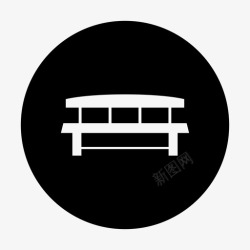 座位圈椅子长凳位置图标高清图片