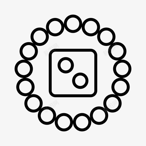 珠宝耳环母亲节图标svg_新图网 https://ixintu.com 情人节 母亲节 珍珠项链 珠宝 耳环