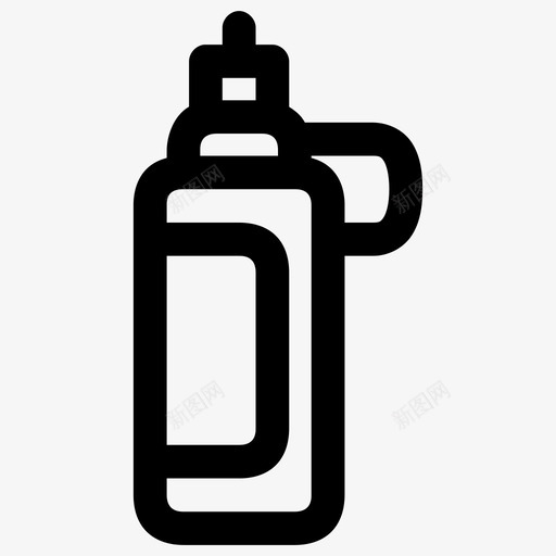 瓶子饮料饮用水图标svg_新图网 https://ixintu.com 水 瓶子 矿泉水 饮料 饮用水
