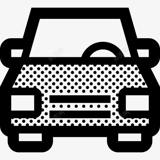 汽车驱动器车辆图标svg_新图网 https://ixintu.com 汽车 粗轮廓点 车辆 驱动器