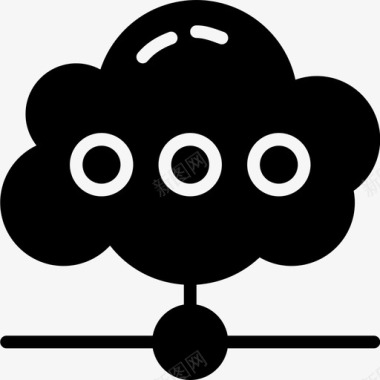 云存储通信联系人图标图标