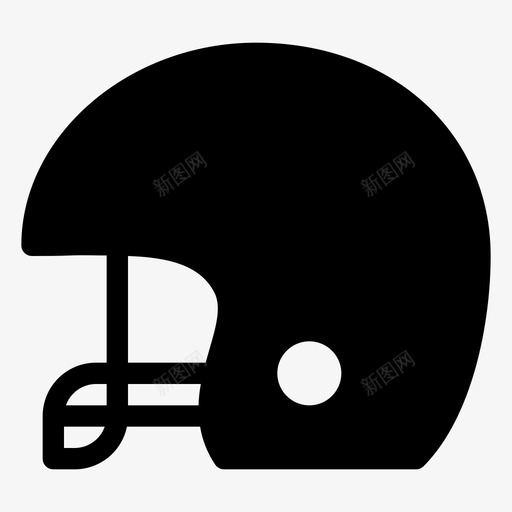 橄榄球头盔运动型图标svg_新图网 https://ixintu.com 橄榄球头盔 运动型