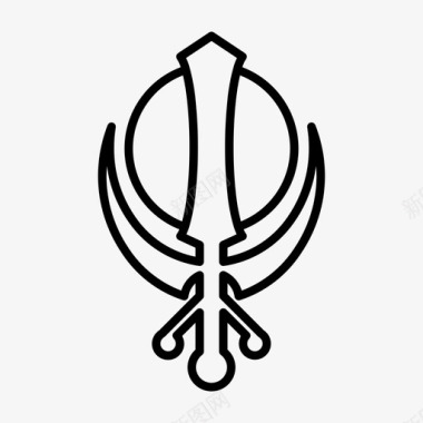 锡克教印度宗教图标图标