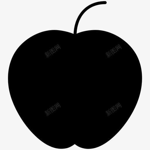 苹果水果口味图标svg_新图网 https://ixintu.com 口味 教育扎实 水果 苹果