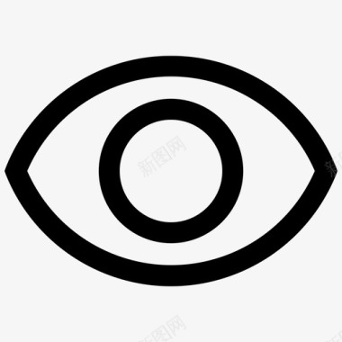 视野眼睛医疗图标图标