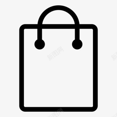 购物袋篮子手袋图标图标