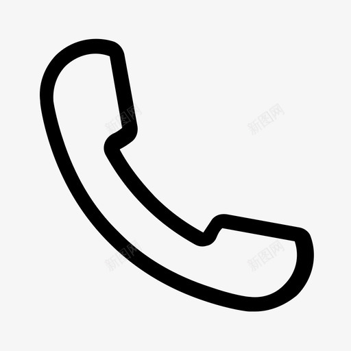 电话呼叫传入图标svg_新图网 https://ixintu.com 传入 传出 呼叫 电话 移动应用程序
