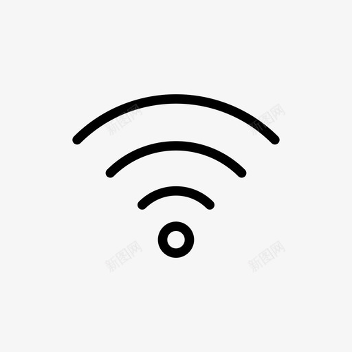 wifi天线rss图标svg_新图网 https://ixintu.com rss wifi 信号 天线 旅游线路图标 无线