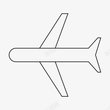飞机飞行飞机航线图标图标