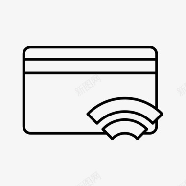 信用卡现金支付图标图标