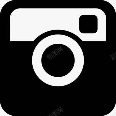 Instagram大徽标社交媒体社交网络图标图标