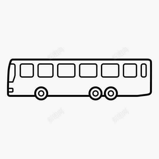 单层巴士巴士巴士服务图标svg_新图网 https://ixintu.com 乘客 公共交通工具 单层巴士 巴士 巴士服务 巴士类型 汽车巴士