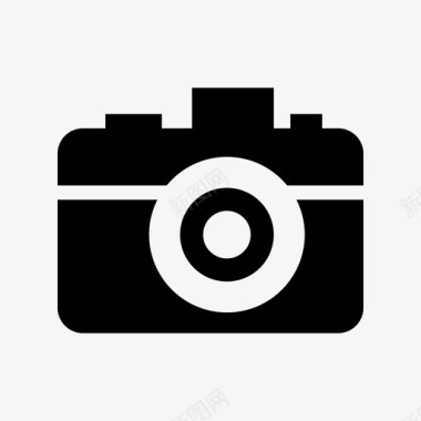 照相机图像现代图标图标