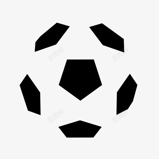 足球球类运动体育图标svg_新图网 https://ixintu.com 体育 球类运动 足球