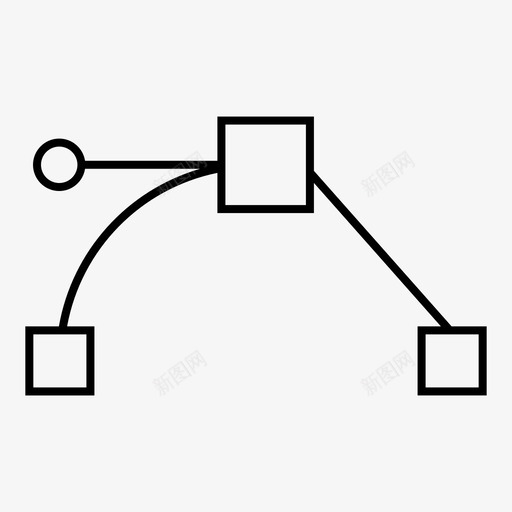 锚路径点图标svg_新图网 https://ixintu.com 点 设计 路径 锚