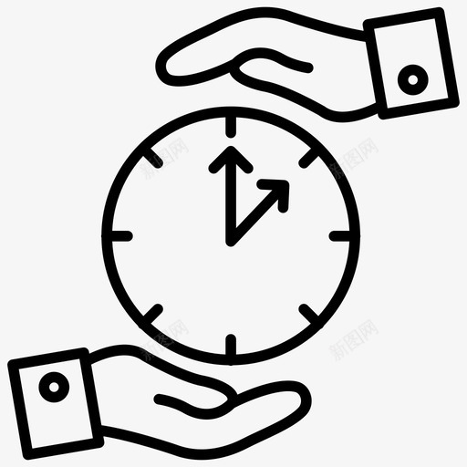 节省时间任务管理时间管理图标svg_新图网 https://ixintu.com 任务管理 商务和财务 时间管理 节省时间