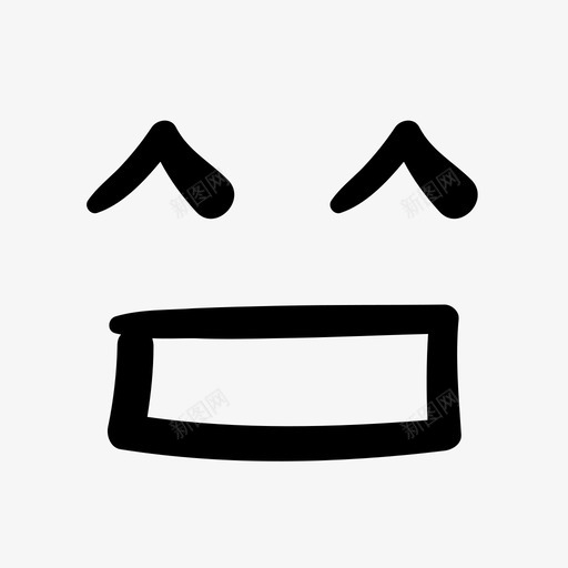 快乐表情手绘图标svg_新图网 https://ixintu.com 微笑 快乐 手绘 笑 表情 表情线涂鸦