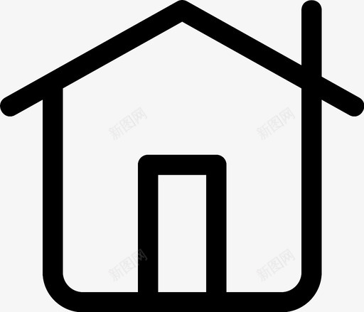 家住所小屋图标svg_新图网 https://ixintu.com 住所 家 小屋 房地产 房子