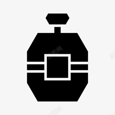 香水瓶子化妆品图标图标