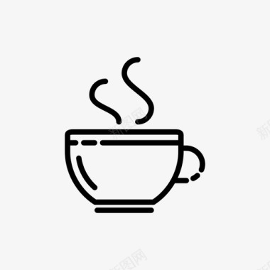 杯咖啡休息商务图标图标