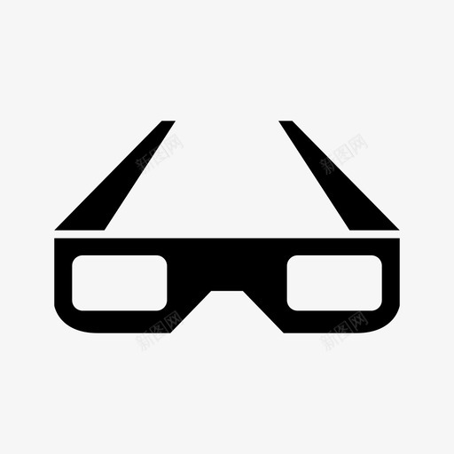 电影眼镜3d眼镜商业图标svg_新图网 https://ixintu.com 3d眼镜 商业 电影 电影眼镜 视觉