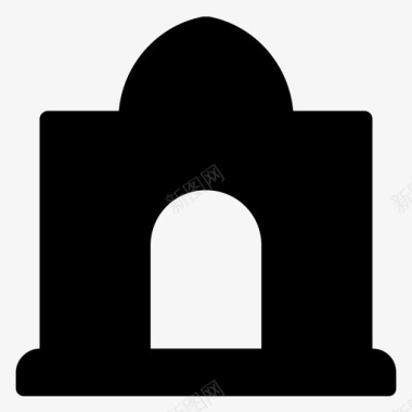 宫殿建筑建筑铭文图标图标