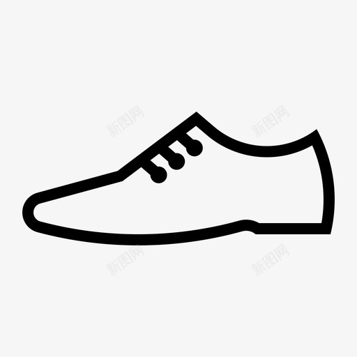鞋时装鞋具图标svg_新图网 https://ixintu.com 时装 男装 鞋 鞋具