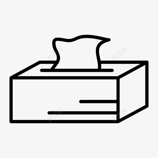 纸巾盒清洁剂餐巾纸图标svg_新图网 https://ixintu.com 擦拭 清洁剂 纸巾 纸巾盒 餐巾纸