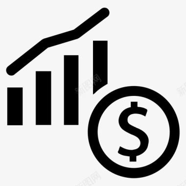 业务财务报告分析业务增长图标图标