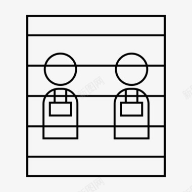 囚犯坏人罪犯图标图标