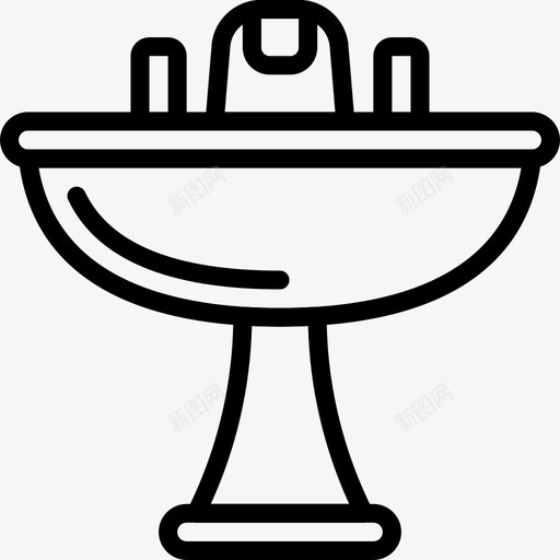 浴室水槽器具家具图标svg_新图网 https://ixintu.com 器具 家具 家用 浴室水槽 漂亮家庭第2卷概述 衣柜