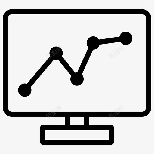 计算机图形图表显示器图标svg_新图网 https://ixintu.com pc 图表 显示器 计算机图形 集合7