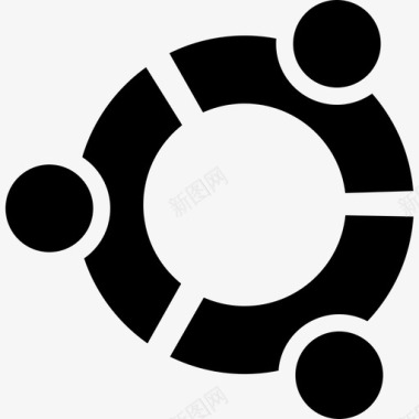 Ubuntu徽标扩展用户界面图标图标