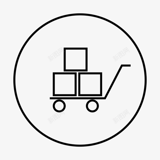 交货发货装运图标svg_新图网 https://ixintu.com 交货 传输 发货 商业 装运 购物线路