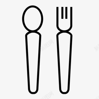 餐具晚餐食物图标图标