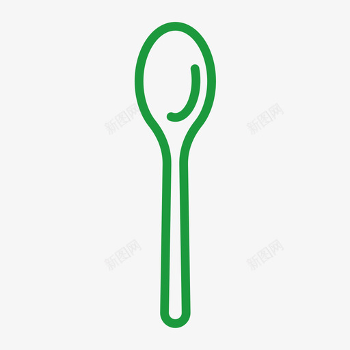 spoonsvg_新图网 https://ixintu.com spoon 线性 单色 可爱 简约