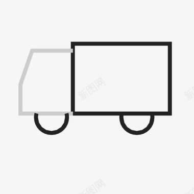 卡车货物货车图标图标