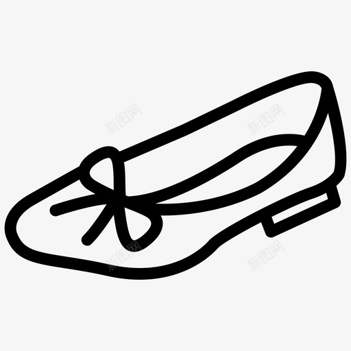 平底鞋芭蕾舞演员芭蕾舞平底鞋图标svg_新图网 https://ixintu.com 平底鞋 芭蕾舞平底鞋 芭蕾舞演员 鞋 鞋系列