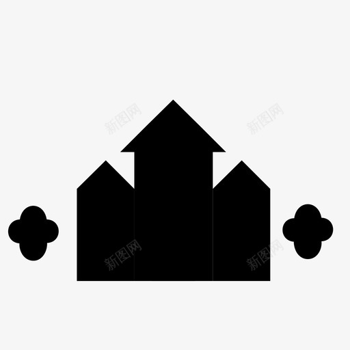 教堂天主教宗教图标svg_新图网 https://ixintu.com 城镇 天主教 宗教 寺庙 教堂