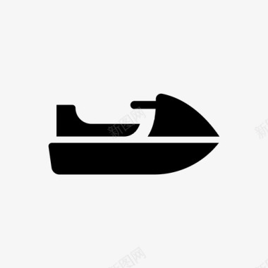 摩托艇载具图标图标