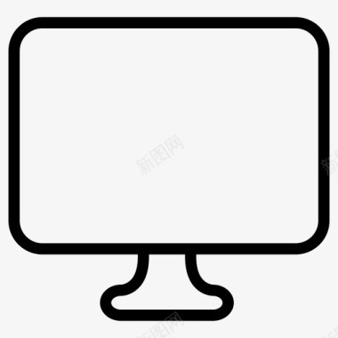 液晶显示器电脑桌面图标图标