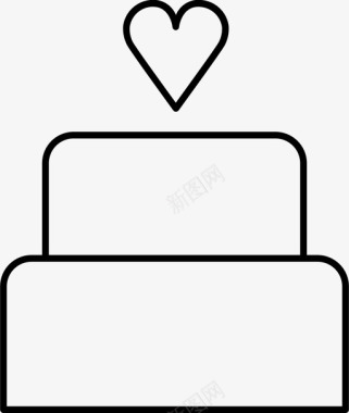 蛋糕生日蛋糕爱情图标图标