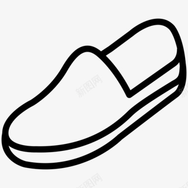 流浪汉运动员休闲鞋图标图标